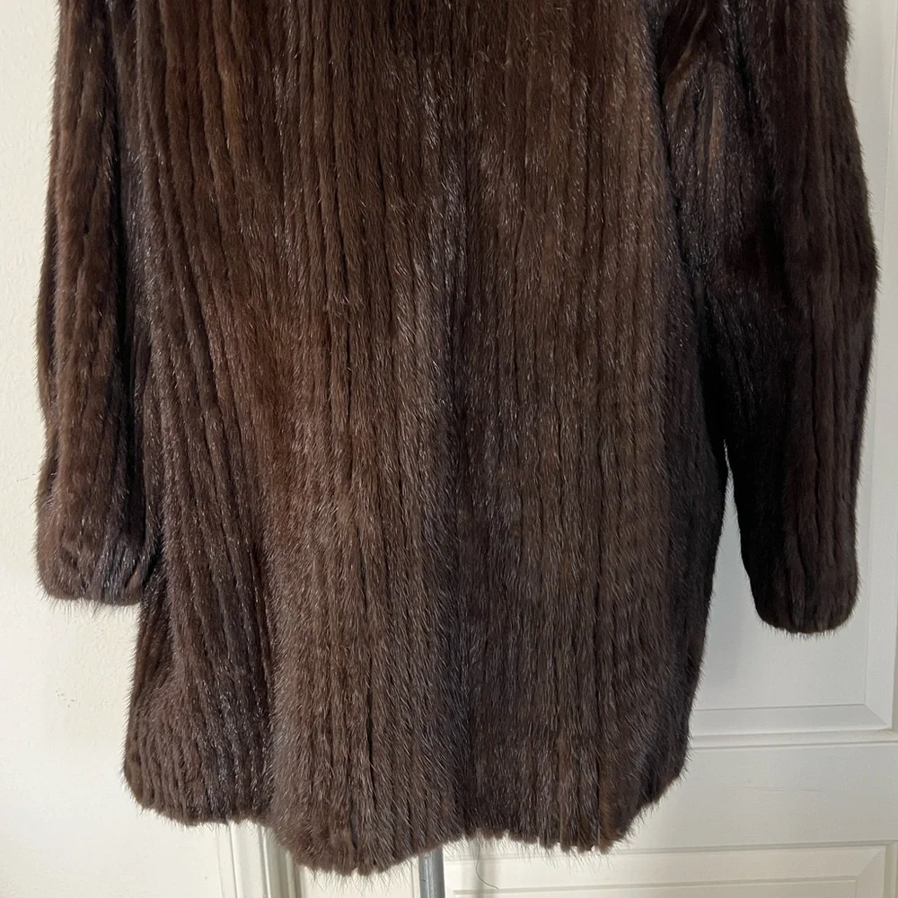 Vintage / Mink~Fox Fur Coat / Luxurious & Stunning - Picture 9 of 16
